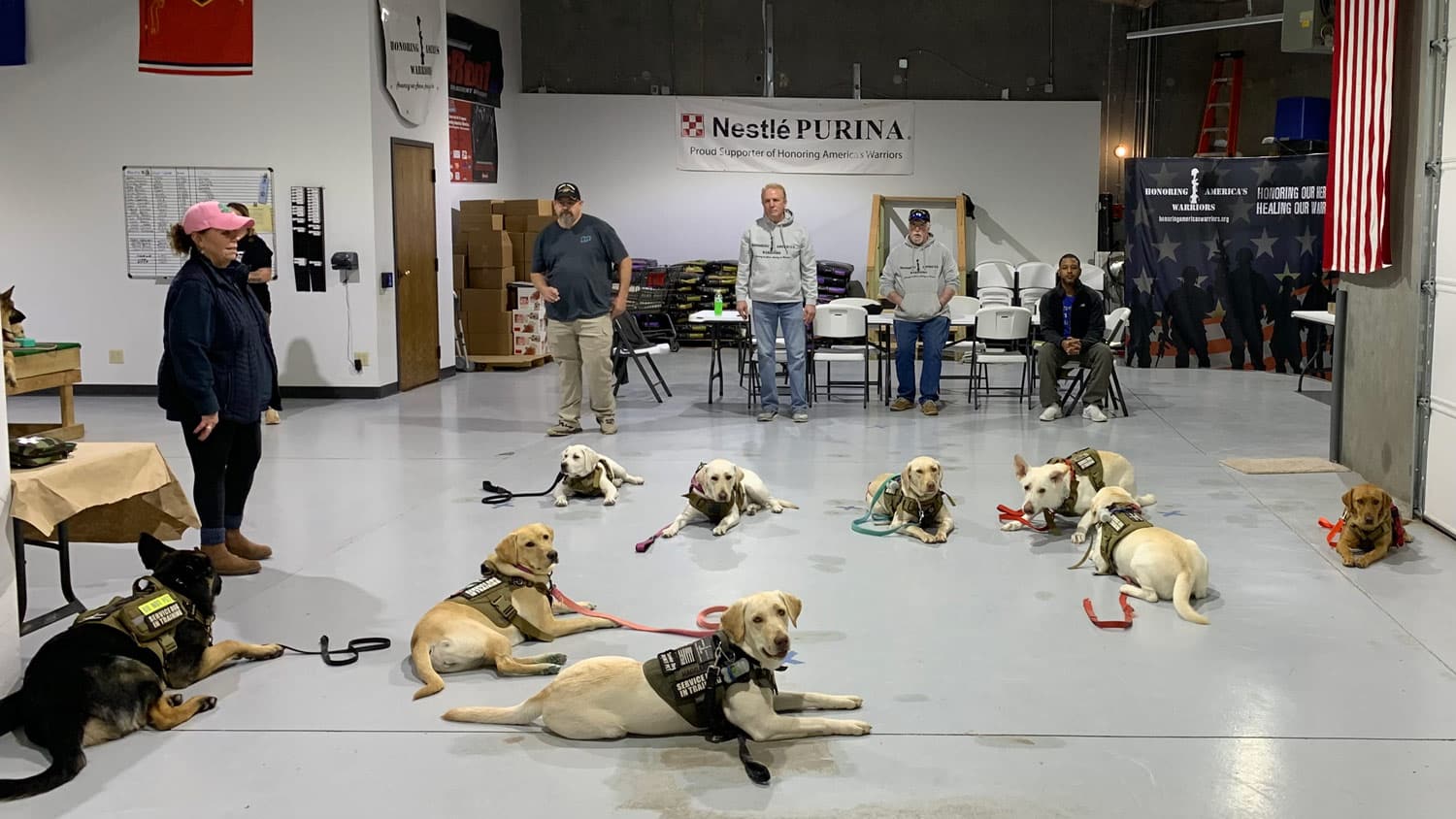 Service Dogs in Class 2023